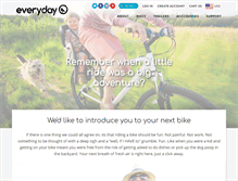 Tablet Screenshot of everydaybicycles.com